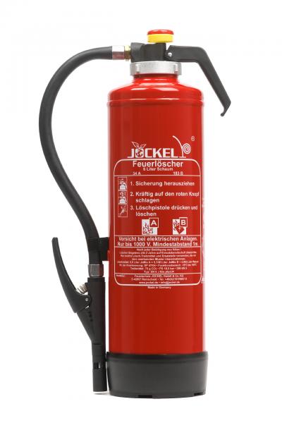 Feuerlöscher 6 Liter Schaum Jockel Generalüberholt